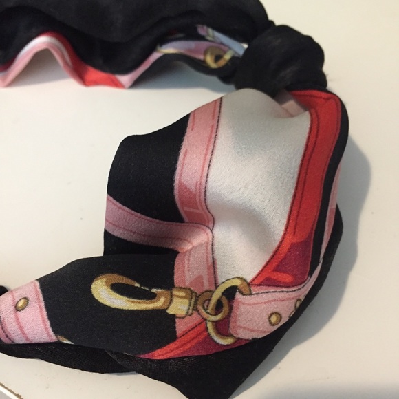 Satin headband vintage print - Picture 2 of 3